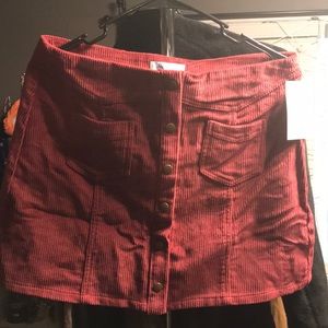 Corduroy skirt
